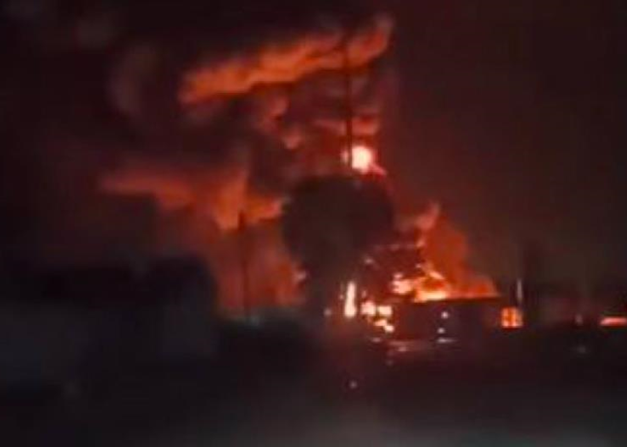 У Калузькій області РФ палає нафтобаза - соцмережі